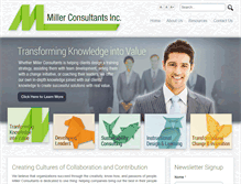 Tablet Screenshot of millerconsultants.com